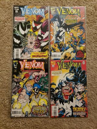 Venom Separation Anxiety 1 2 3 4 (1994 1995 Marvel) Complete Set Scream