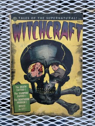 1952 Witchcraft Avon Golden Age Comic Books Horror Vol.  1 2