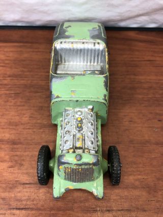 Vintage 1950’s Tootsietoy Old Flathead Ford Hot Rod Rat Rod Roadster Toy Car 5