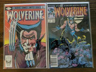 Wolverine 1 Set 1st Mini - Series,  1st Regular Series F/vf