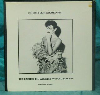 Rare 4 Lp Box Set: David Bowie - The Unofficial Wembley Wizard File - Moonbeam