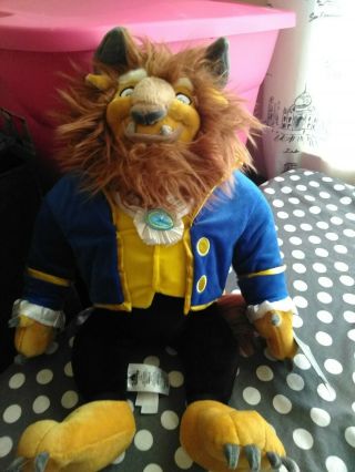 Disney Store Plush Doll - Beast From Beauty And The Beast - 20 "
