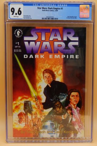 Cgc 9.  6 Dark Horse Star Wars Dark Empire 1 Cam Kennedy Expanded Universe