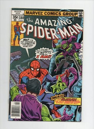Spider - Man (1963 1st Series) 180.  Who Was That Goblin I Saw You With.