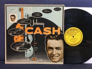 Johnny Cash - Johnny Cash With His Hot And Blue Guitar - 1956 - Sun Label - Mono