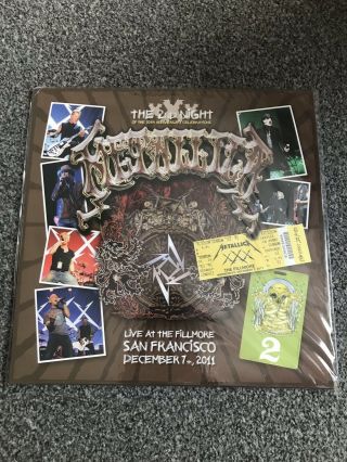 Metallica - Live At The Fillmore 30th Anniversary Night 2 - Extremely Rare Vinyl