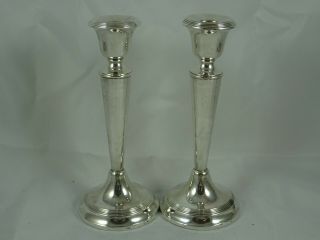 Solid Silver Candlesticks,  1923