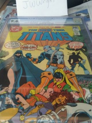 The Teen Titans 2 Cgc 9.  6 1st Deathstroke (dec 1980,  Dc)