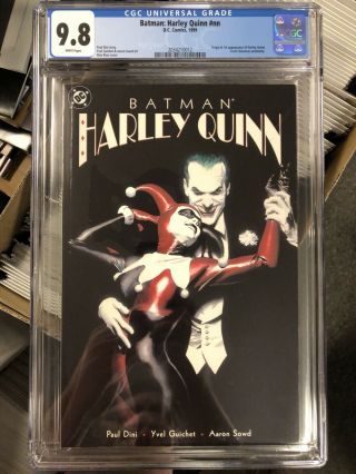 Batman: Harley Quinn - Cgc 9.  8 - 1st Print - 1st Harley Quinn In Dcu Continuity