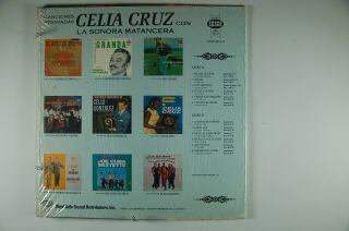 CELIA CRUZ con La SONORA MATANCERA Canciones Premiadas de LATIN LP SHRINK Seeco 2