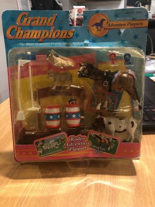 1998 Empire Grand Champions Rodeo Adventure Horse Playset Magical Bucking Action