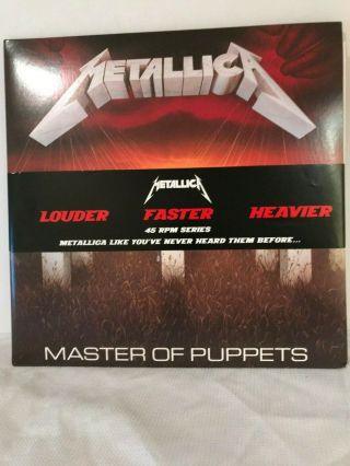 Master Of Puppets [deluxe Double Lp] By Metallica,  4lp,  45 Rpm Audiophile Versio