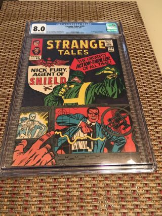 Strange Tales 135 (aug 1965,  Marvel) Cgc 8.  0 1st Nick Fury Shield Hydra