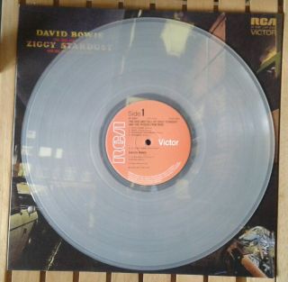 David Bowie Ziggy Stardust & The Spiders From Mars.  Lp Clear Vinyl