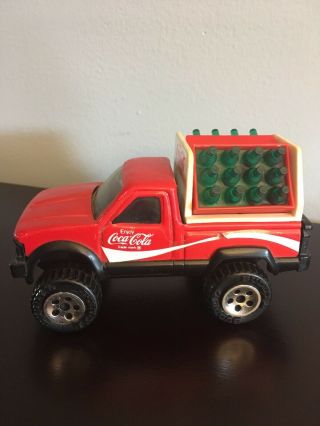 Buddy L 1983 Coca Cola Delivery Truck Two Door Flat Bed Bottles Crates Guc