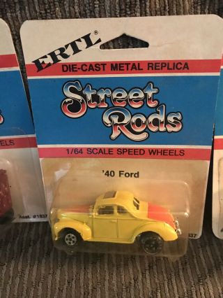 ERTL STREET RODS - 1/64TH SCALE - SET of 6 - ALL In Package 3