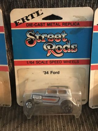 ERTL STREET RODS - 1/64TH SCALE - SET of 6 - ALL In Package 4
