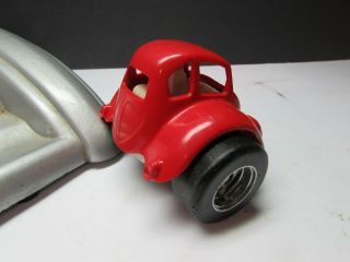 Vintage Structo Pressed Steel Toy Volkswagen 1/2 Car Toy