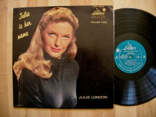 Julie London Julie Is Her Name Vol 2 Liberty Lrp 3100 Dg Orig 1958 Turquoise Ex
