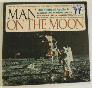 1969 Lp / Man On The Moon: The Flight Of Apollo 11 / 8 Page Color Booklet