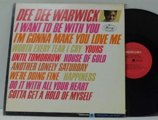 Dee Dee Warwick Lp I Want To Be With You On Mercury Mono