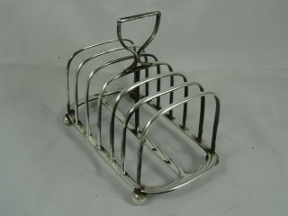 Large,  Late Victorian Silver Toast Rack,  1900,  227gm