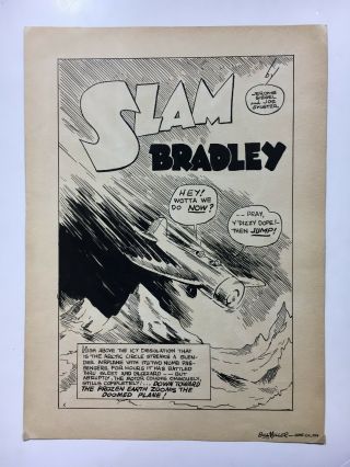 Bill Miller Fan Art Slam Bradley Siegel Shuster Page 6/22/1944