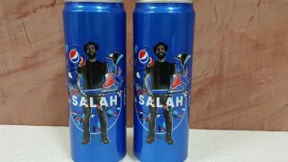 2 Pepsi Cola Egypt Salah Cans Set Empty Pepsi Arabic
