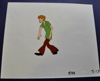 Scooby Doo - Shaggy - Production Animation Cel - Hand Drawn & Hand Painted (4/8)