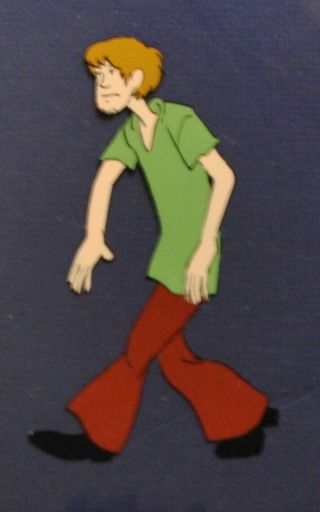 Scooby Doo - Shaggy - Production Animation Cel - Hand drawn & hand painted (4/8) 2