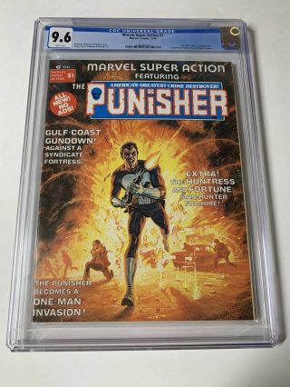 Marvel Action 1 Cgc 9.  6 White Pages Punisher Story