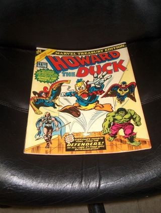 Marvel Treasury Edition 12,  Howard The Duck (1976),  Vf,  Shape