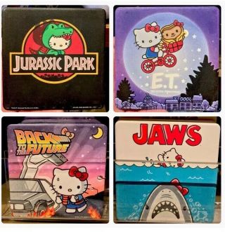 Universal Studios Exclusive Hello Kitty Ceramic Coaster Set (4)