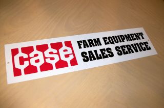Case Tractor Farm Equipment Sales Service Sign