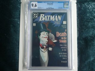 Batman 429 - Cgc 9.  6 White Pages - Death In The Family - Joker Cover Mignola Nm,