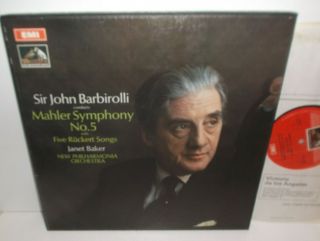 Sls 785 Mahler Symphony No.  5 Philharmonia Orc Sir John Barbirolli 2lp 1stdog
