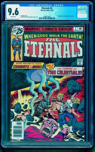 Eternals 2 Cgc 9.  6 White Pgs 1st Celestials See Our 1 3 4