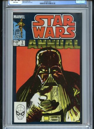 Star Wars Annual 3 Cgc 9.  8 White Pages Darth Vader Cover