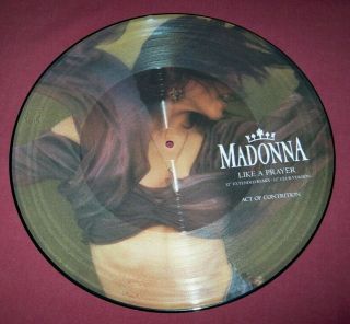 Madonna Like A Prayer - - 12 " Vinyl Picture Disc - - Sire,  W7539tp,  1989 - - Ex