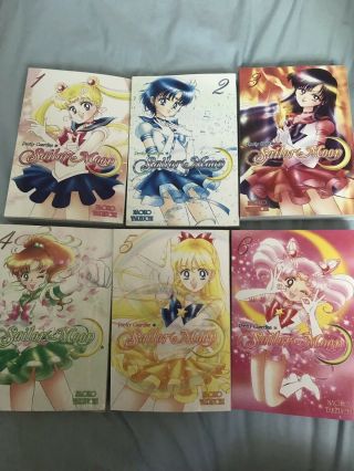 Sailor Moon (vol 1 - 12) ; Short Stories (1 - 2) : Sailor V (1 - 2) ; English,
