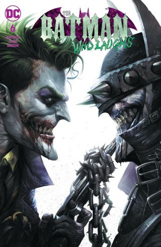 Batman Who Laughs 6 Francesco Mattina Trade Variant Joker Dark Nights Metal