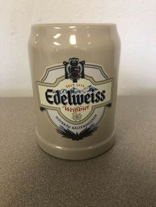Domex Germany Edelweiss Hofbrau Kaltenhausen.  5 Liter Ceramic Beer Stein