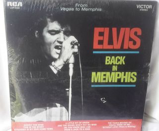 1970 Rock Lp / Elvis Presley / In Person Memphis To Vegas / Rca Lsp - 6020