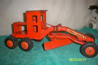Marx Power Road Grader Pressed Steel As A Parts - Restore Toy 17 " Long