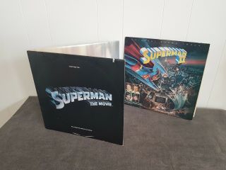 Superman 1 & 2 Soundtrack Vinyl Records