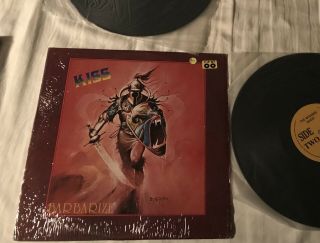 Kiss Barbarize Double Lp Lick It Up Tour Milwaukee 1984 Very Rare Vinyls