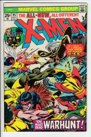 X - Men 95 Fn/vf Death Of Thunderbird