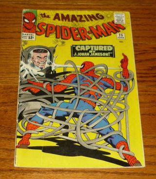 The Spider - Man 25,  Marvel,  1965,  1st Spencer Smythe Steve Ditko