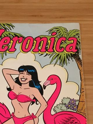 Veronica 34,  Pink Bikini Swimsuit Flamingo Cover,  Archie 1994 3