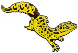Leopard Gecko Lapel Pin